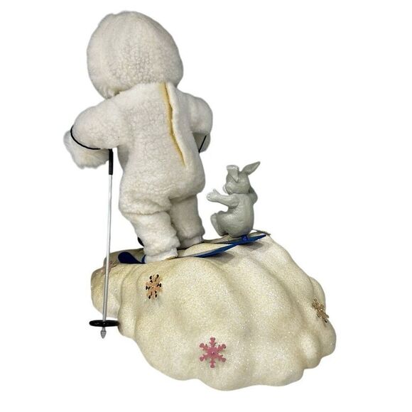 Ashton Drake Galleries "Slip Slidin" SnowBaby Doll Figure Cream OS Porcelain - Picture 4 of 7